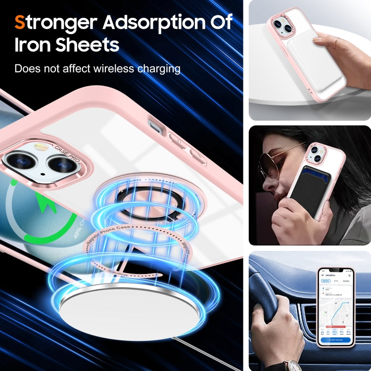 For iPhone 14 Plus Magnetic Rotating Ring Holder Phone Case