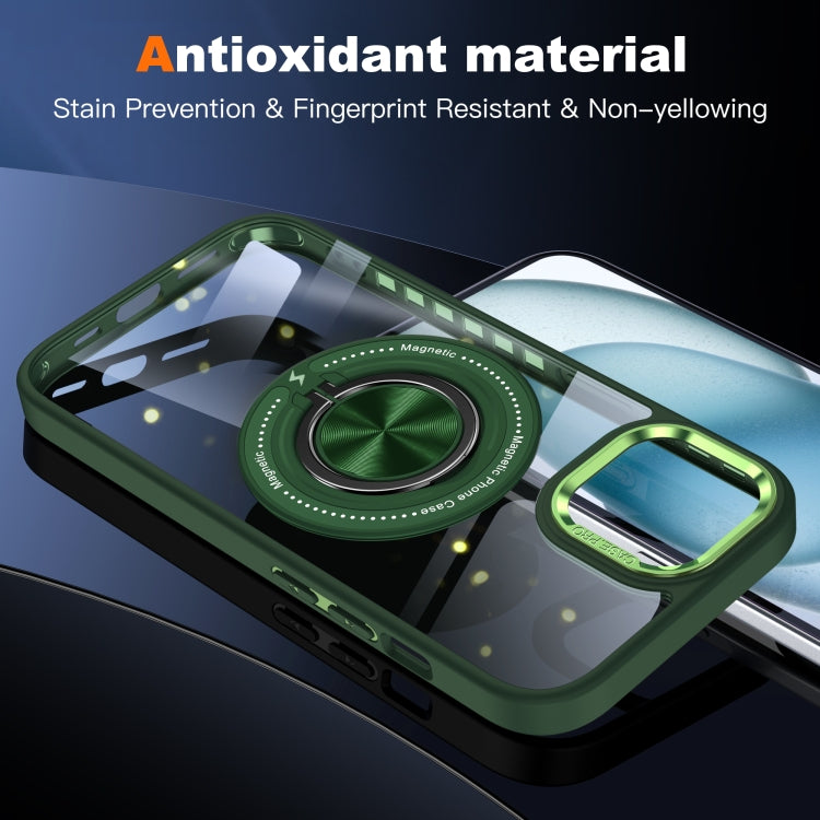 For iPhone 14 Magnetic Rotating Ring Holder Phone Case