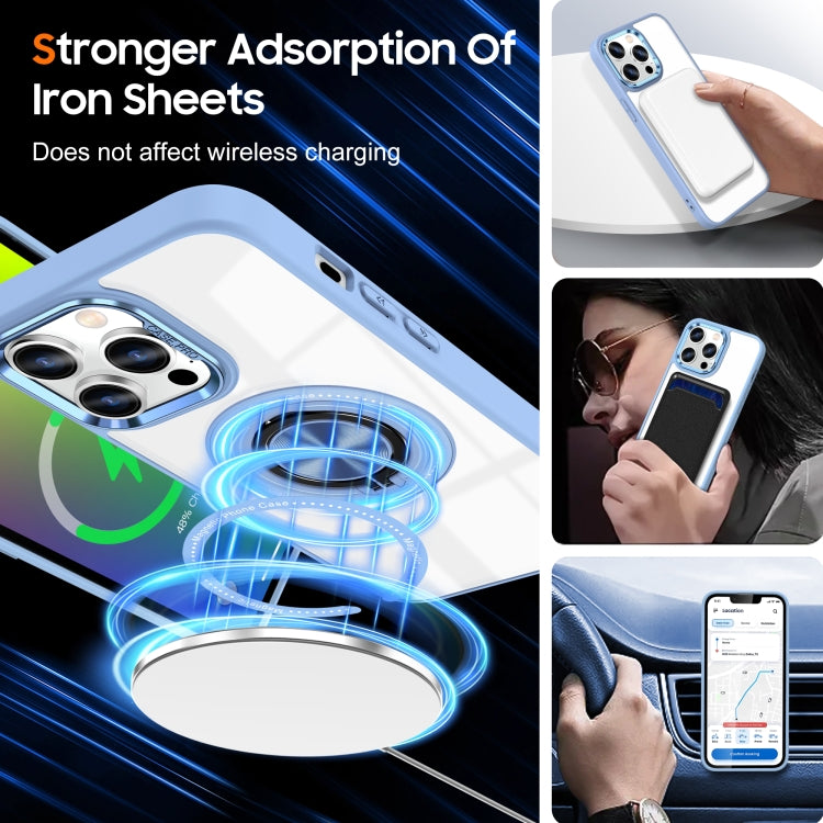 For iPhone 14 Pro Max Magnetic Rotating Ring Holder Phone Case
