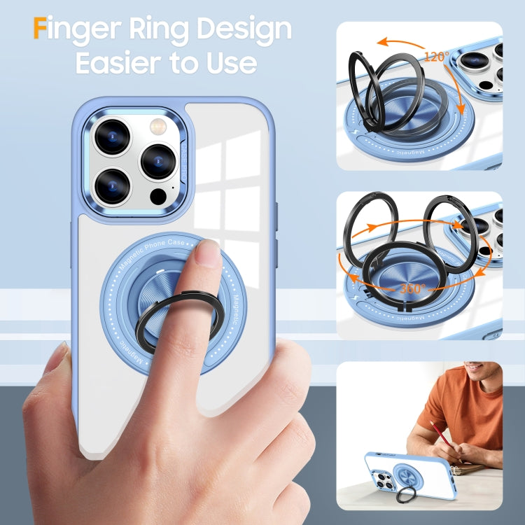 For iPhone 14 Pro Max Magnetic Rotating Ring Holder Phone Case