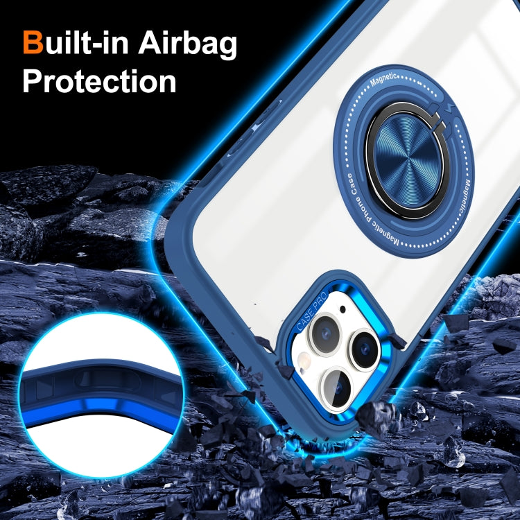 For iPhone 13 Pro Magnetic Rotating Ring Holder Phone Case