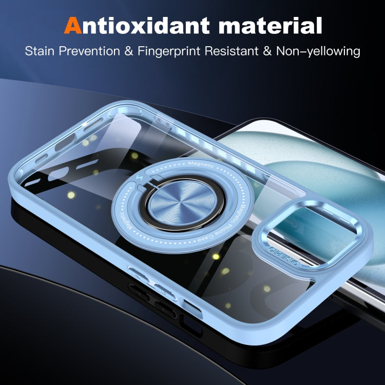 For iPhone 13 Magnetic Rotating Ring Holder Phone Case