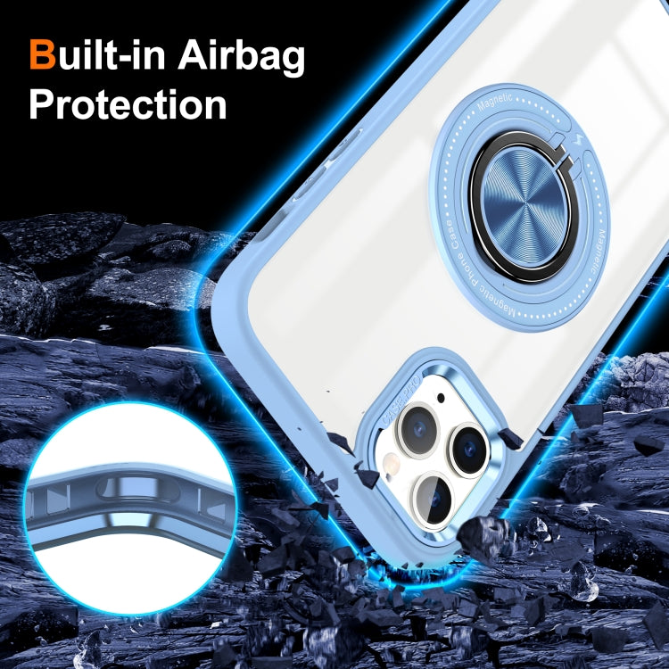 For iPhone 12 Pro Max Magnetic Rotating Ring Holder Phone Case