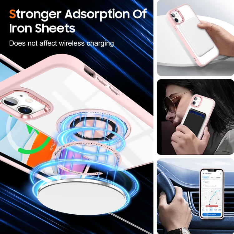 For iPhone 11 Magnetic Rotating Ring Holder Phone Case