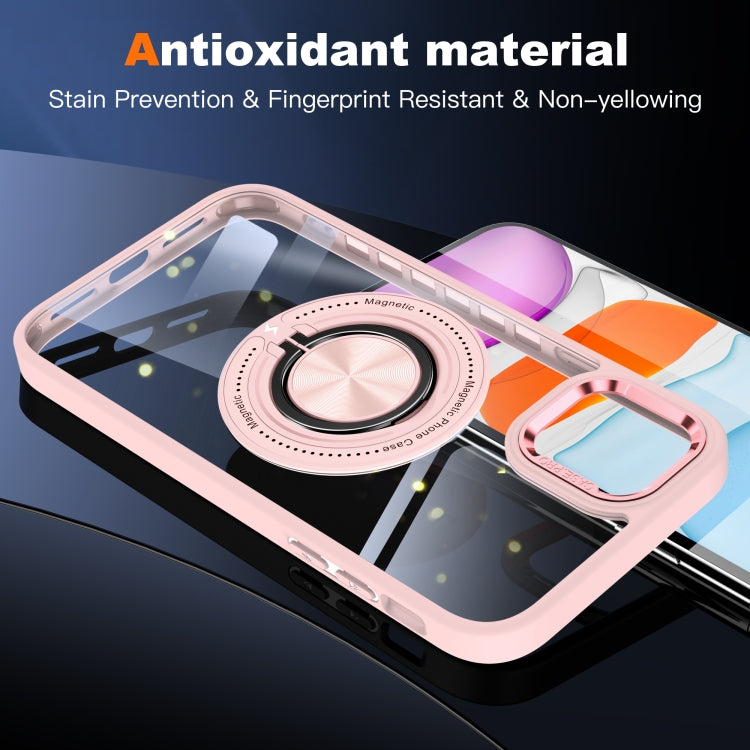 For iPhone 11 Magnetic Rotating Ring Holder Phone Case