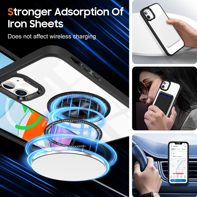For iPhone 11 Magnetic Rotating Ring Holder Phone Case