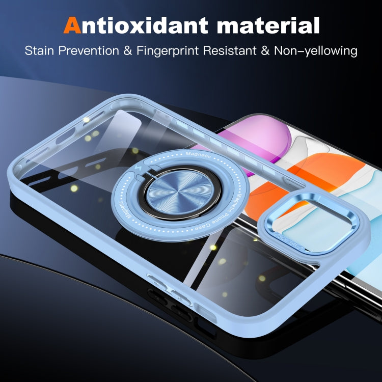 For iPhone 11 Magnetic Rotating Ring Holder Phone Case