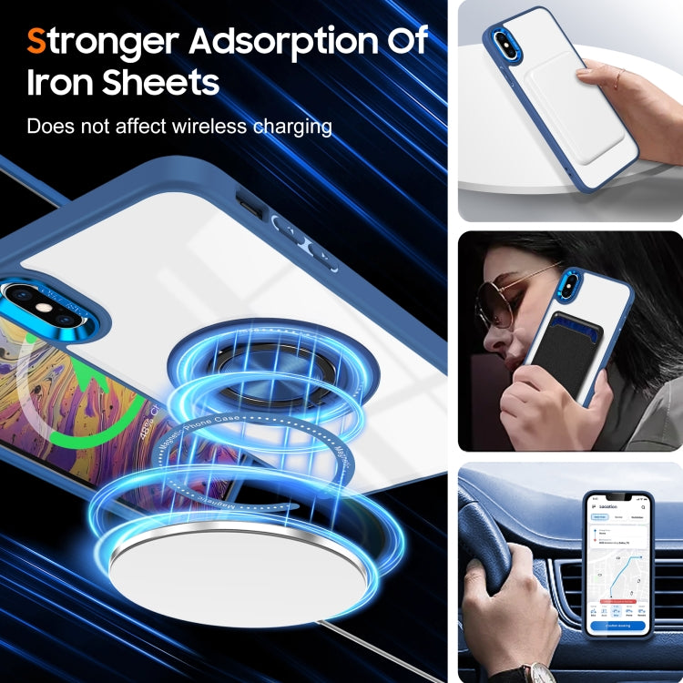 For iPhone XS Max Magnetic Rotating Ring Holder Phone Case