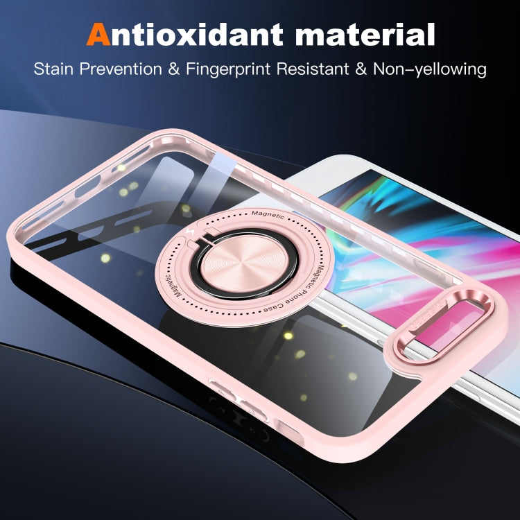 For iPhone 8 Plus / 7 Plus Magnetic Rotating Ring Holder Phone Case
