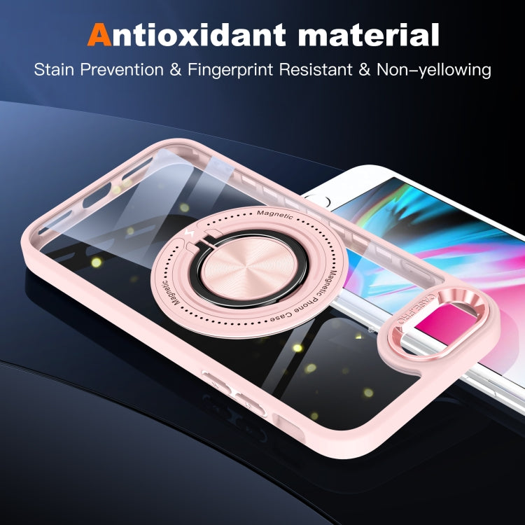 For iPhone SE 2022 / 2020 / 8 / 7 Magnetic Rotating Ring Holder Phone Case