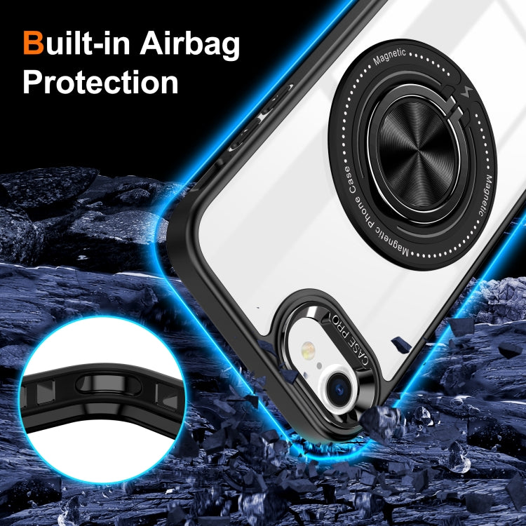For iPhone SE 2022 / 2020 / 8 / 7 Magnetic Rotating Ring Holder Phone Case