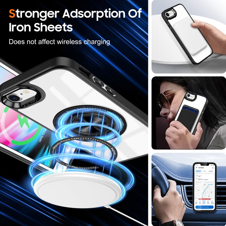 For iPhone SE 2022 / 2020 / 8 / 7 Magnetic Rotating Ring Holder Phone Case