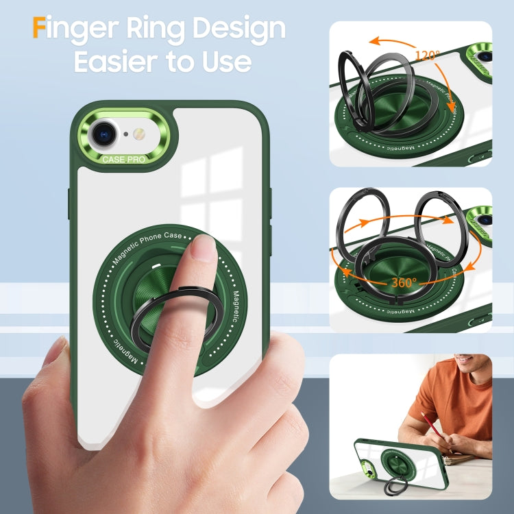 For iPhone SE 2022 / 2020 / 8 / 7 Magnetic Rotating Ring Holder Phone Case