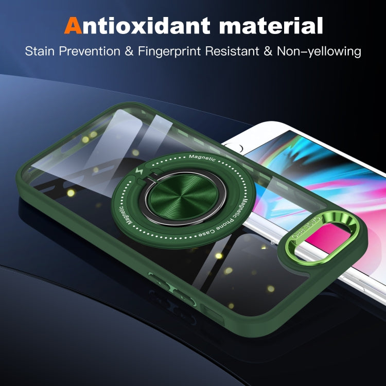 For iPhone SE 2022 / 2020 / 8 / 7 Magnetic Rotating Ring Holder Phone Case