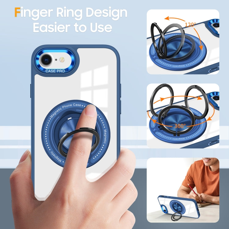 For iPhone SE 2022 / 2020 / 8 / 7 Magnetic Rotating Ring Holder Phone Case