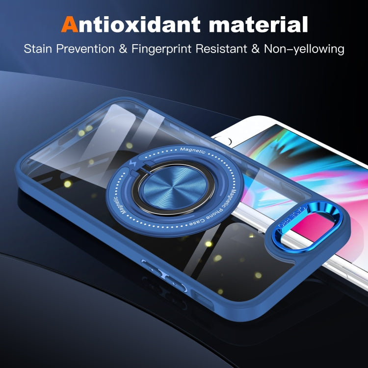 For iPhone SE 2022 / 2020 / 8 / 7 Magnetic Rotating Ring Holder Phone Case