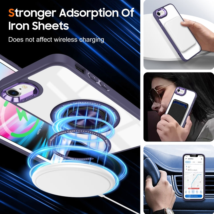 For iPhone SE 2022 / 2020 / 8 / 7 Magnetic Rotating Ring Holder Phone Case