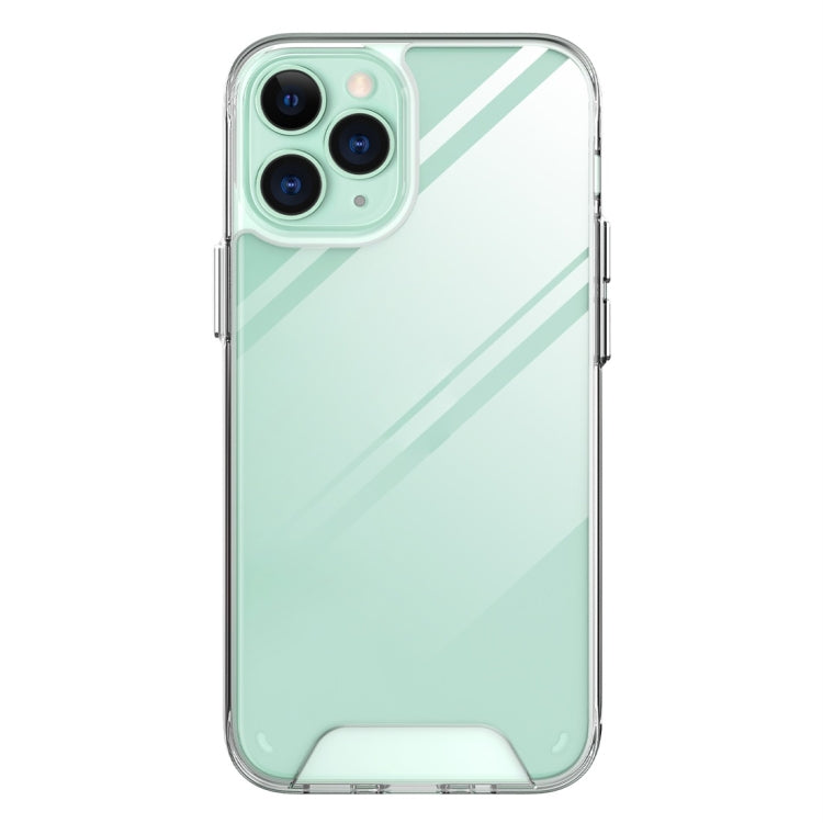For iPhone 12 mini Scratchproof TPU + Acrylic Space case Protective Case(Transparent)