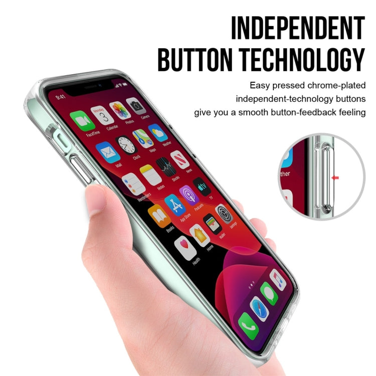 For iPhone 12 mini Scratchproof TPU + Acrylic Space case Protective Case(Transparent)