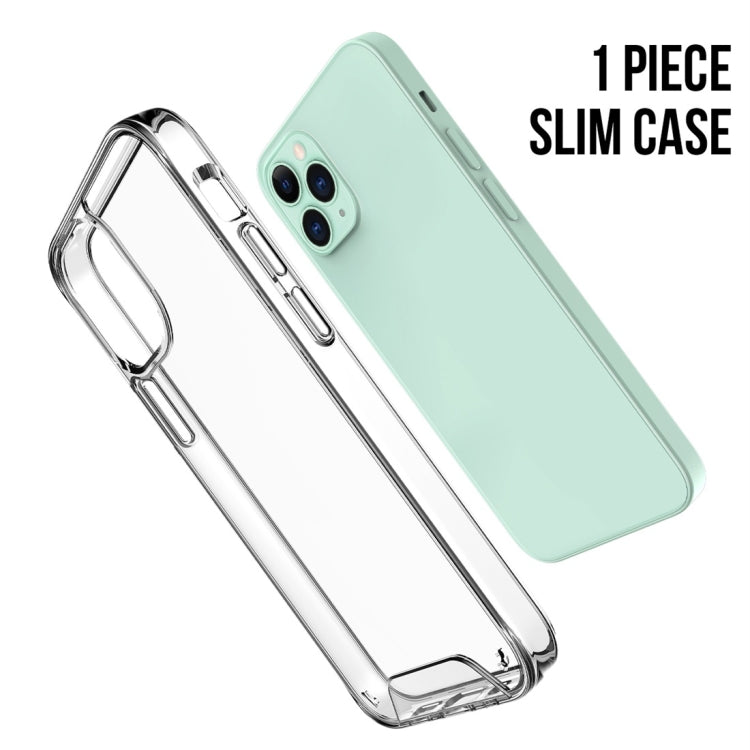 For iPhone 12 mini Scratchproof TPU + Acrylic Space case Protective Case(Transparent)