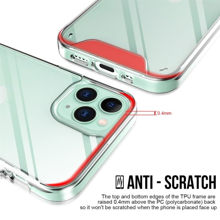 For iPhone 12 mini Scratchproof TPU + Acrylic Space case Protective Case(Transparent)