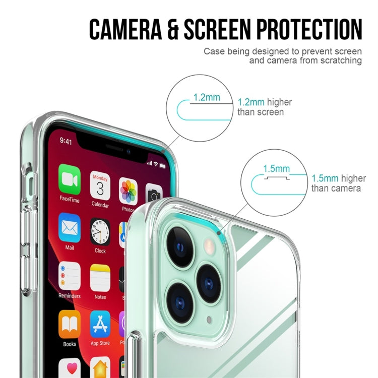 For iPhone 12 mini Scratchproof TPU + Acrylic Space case Protective Case(Transparent)