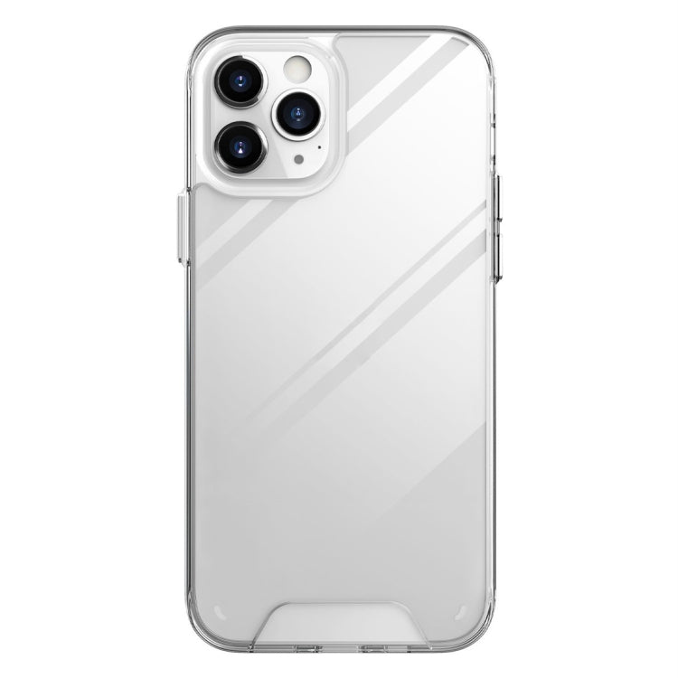For iPhone 12 / 12 Pro Scratchproof TPU + Acrylic Space case Protective Case(Transparent)
