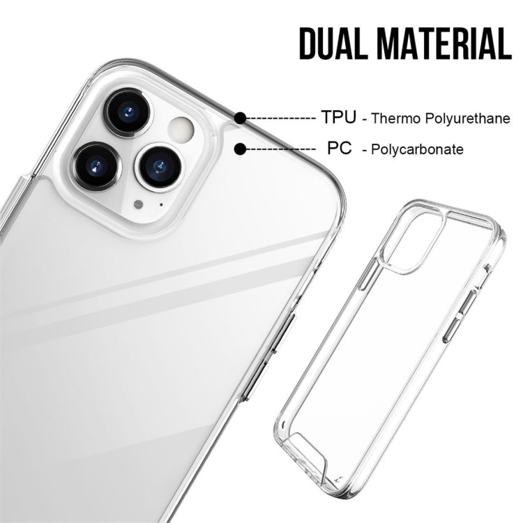 For iPhone 12 / 12 Pro Scratchproof TPU + Acrylic Space case Protective Case(Transparent)