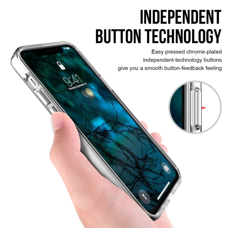 For iPhone 12 / 12 Pro Scratchproof TPU + Acrylic Space case Protective Case(Transparent)