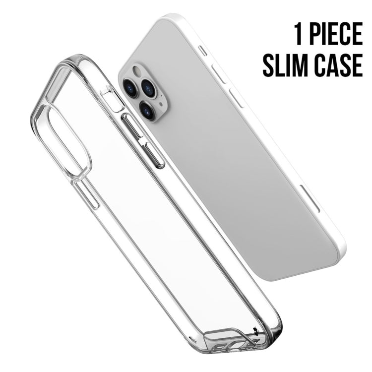 For iPhone 12 / 12 Pro Scratchproof TPU + Acrylic Space case Protective Case(Transparent)