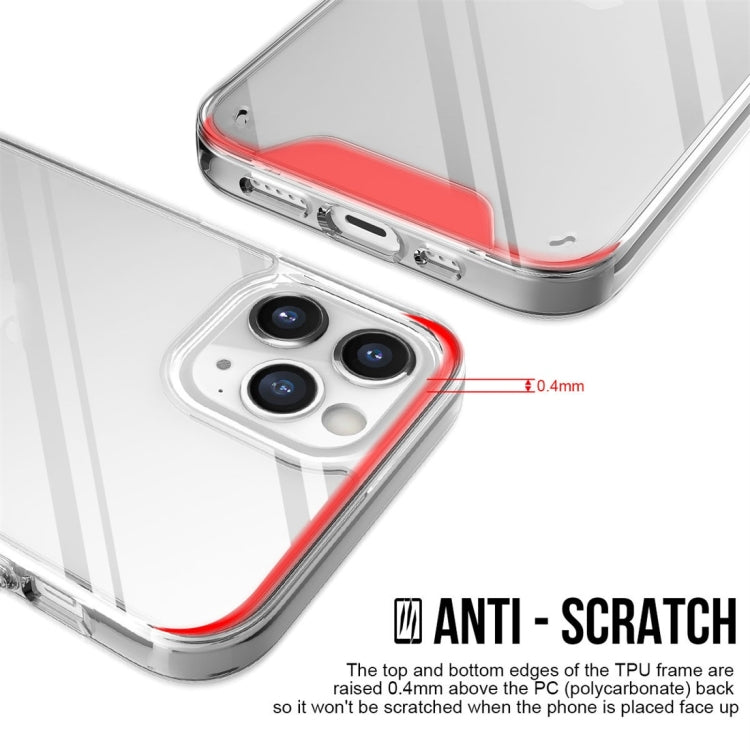 For iPhone 12 / 12 Pro Scratchproof TPU + Acrylic Space case Protective Case(Transparent)