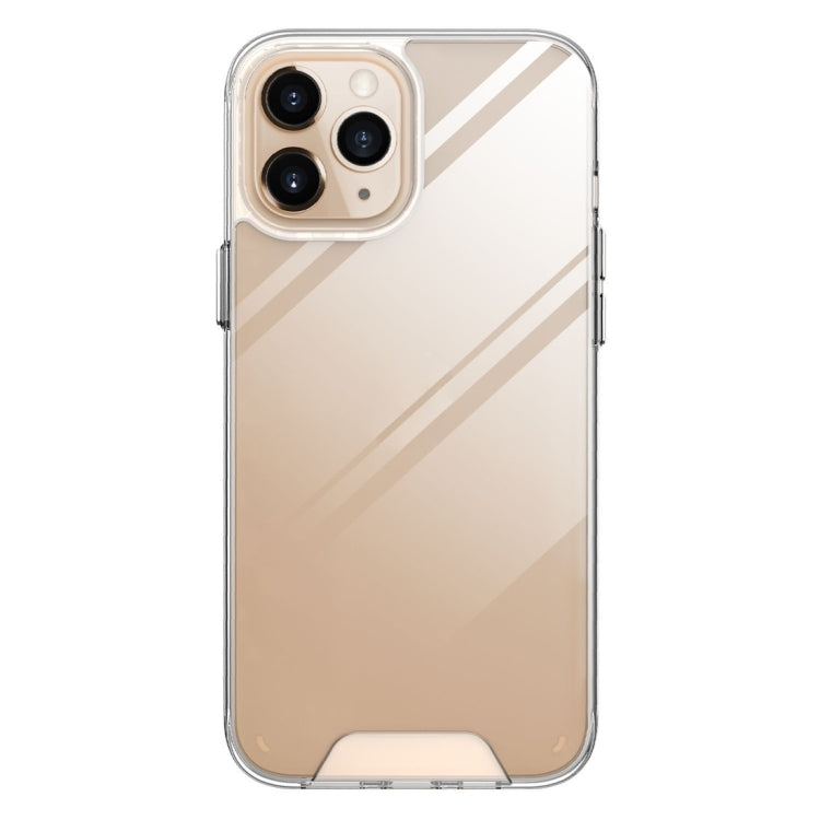 For iPhone 12 Pro Max Scratchproof TPU + Acrylic Space case Protective Case(Transparent)