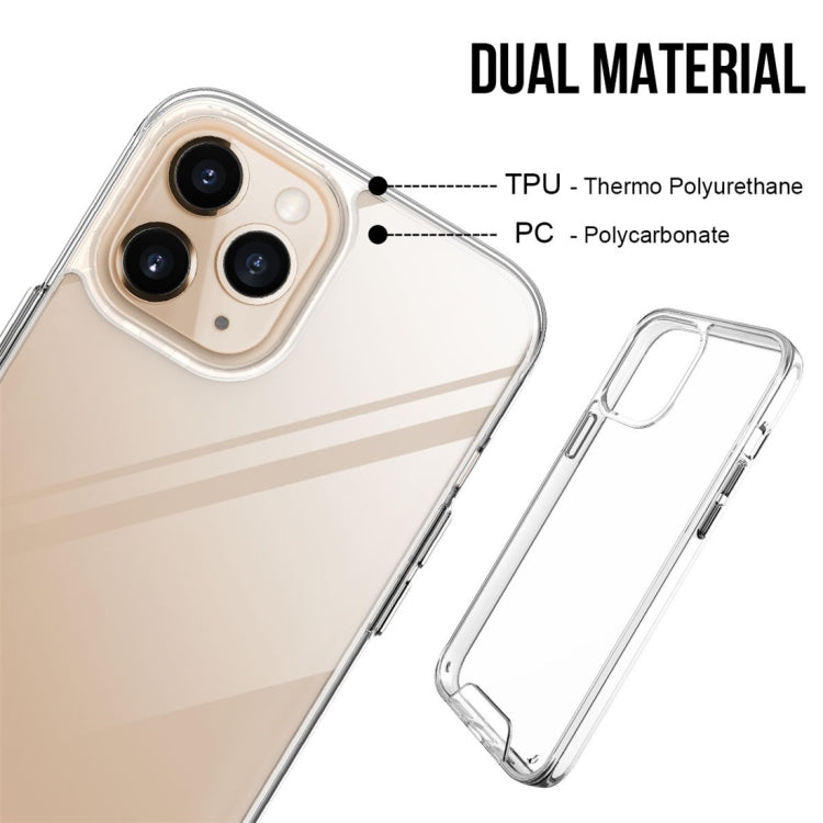 For iPhone 12 Pro Max Scratchproof TPU + Acrylic Space case Protective Case(Transparent)