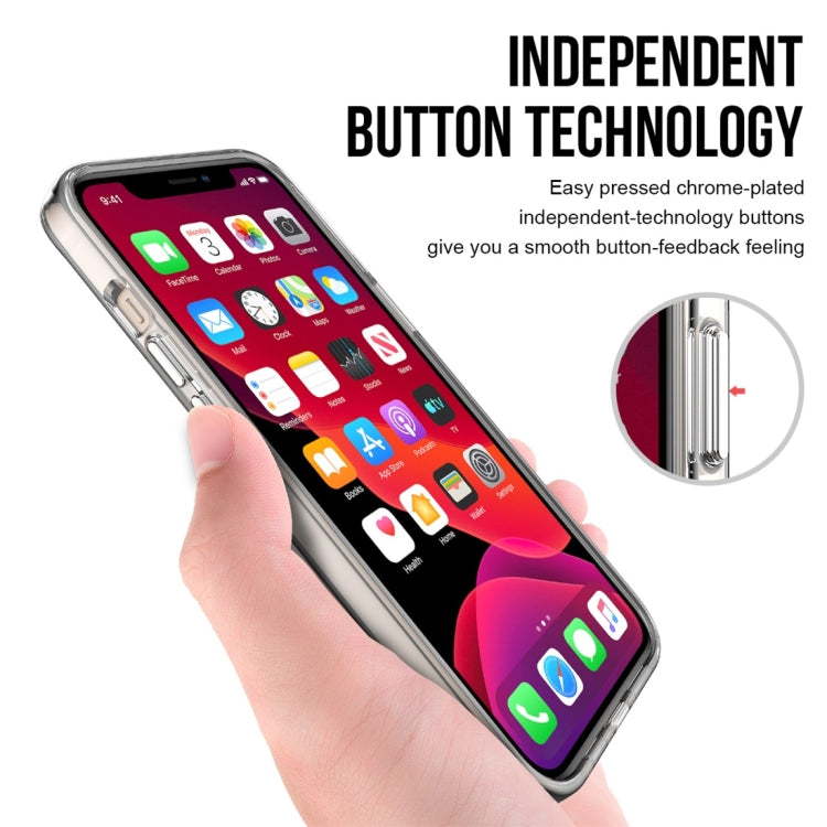 For iPhone 12 Pro Max Scratchproof TPU + Acrylic Space case Protective Case(Transparent)