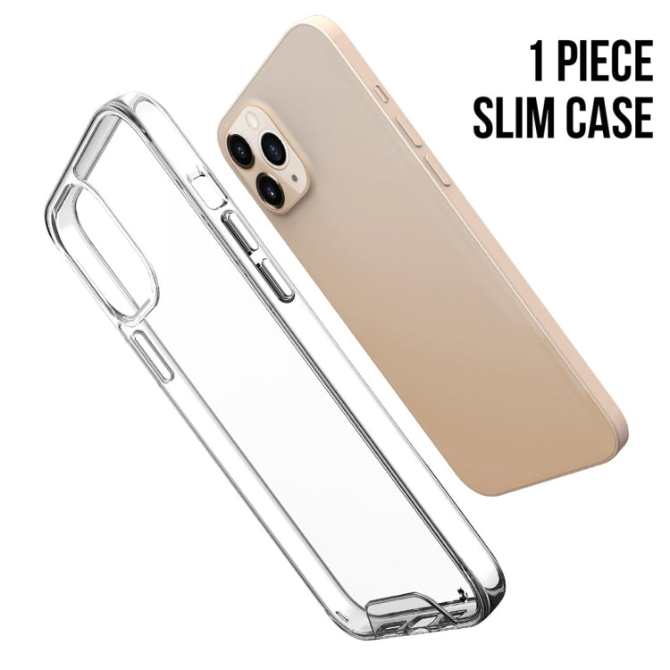 For iPhone 12 Pro Max Scratchproof TPU + Acrylic Space case Protective Case(Transparent)