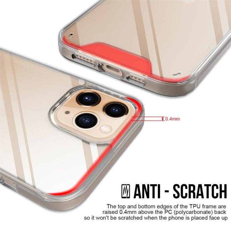 For iPhone 12 Pro Max Scratchproof TPU + Acrylic Space case Protective Case(Transparent)