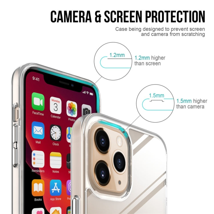 For iPhone 12 Pro Max Scratchproof TPU + Acrylic Space case Protective Case(Transparent)
