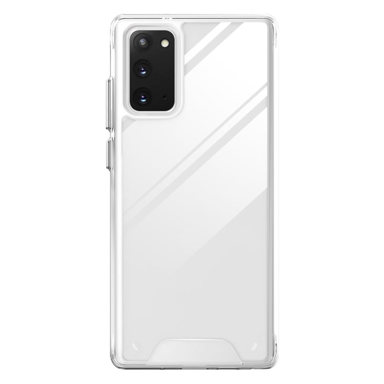For Samsung Galaxy Note20 5G Scratchproof TPU + Acrylic Space case Protective Case(Transparent)