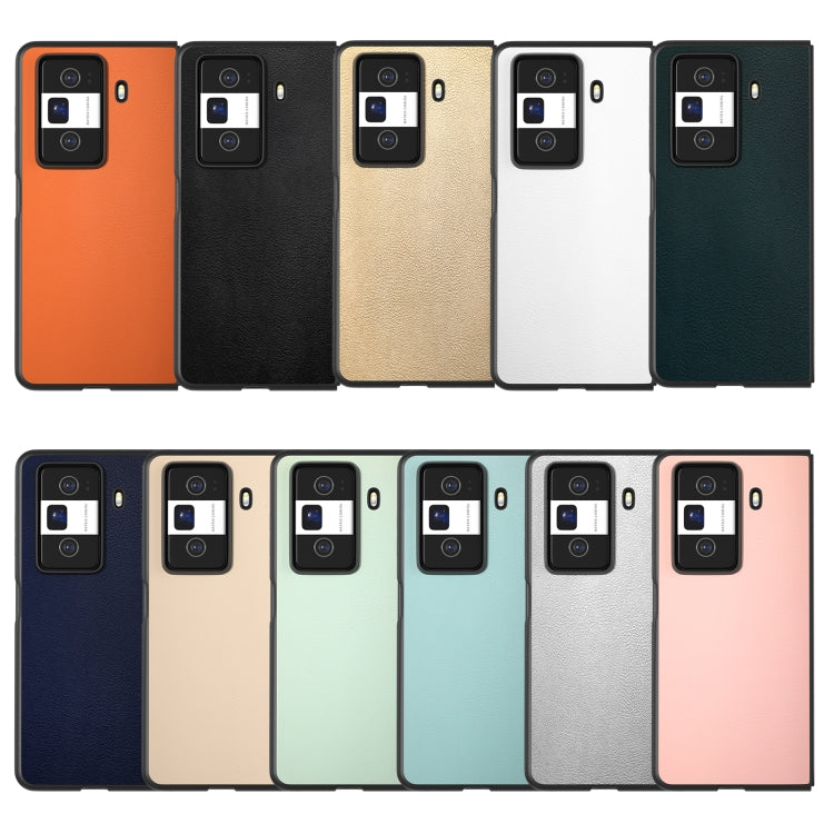 For Honor Magic Vs3 PU Leather Black Frame Full Coverage Phone Case