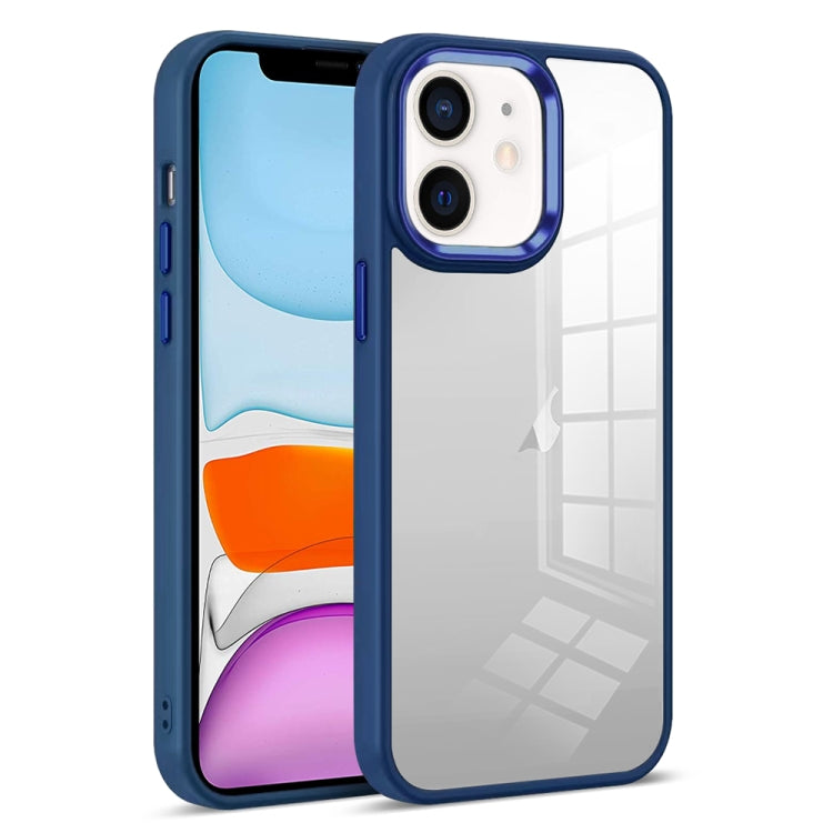 For iPhone 11 Colorful Armor Transparent Phone Case