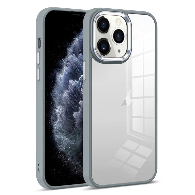 For iPhone 11 Pro Colorful Armor Transparent Phone Case