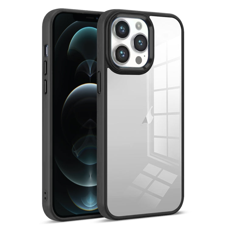 For iPhone 12 Pro Max Colorful Armor Transparent Phone Case