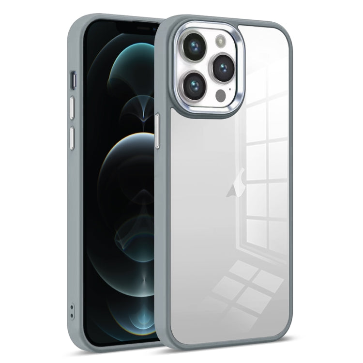 For iPhone 12 Pro Max Colorful Armor Transparent Phone Case