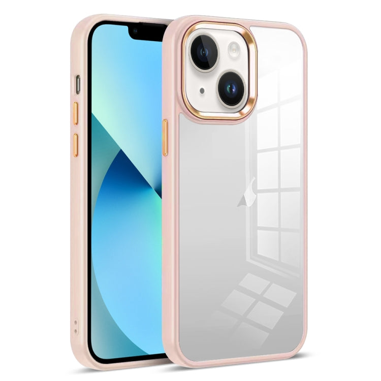 For iPhone 13 Colorful Armor Transparent Phone Case