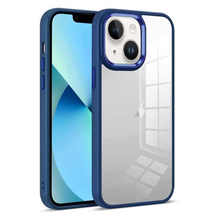 For iPhone 13 Colorful Armor Transparent Phone Case