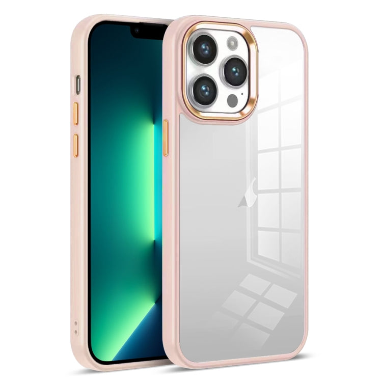 For iPhone 13 Pro Colorful Armor Transparent Phone Case