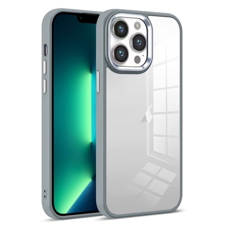 For iPhone 13 Pro Colorful Armor Transparent Phone Case
