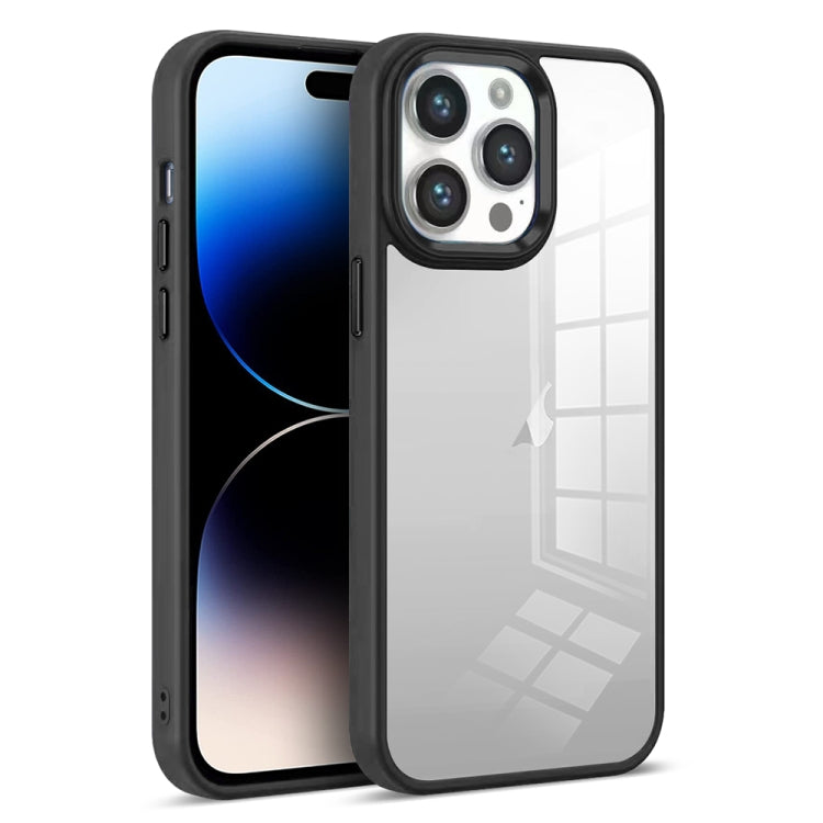 For iPhone 14 Pro Colorful Armor Transparent Phone Case