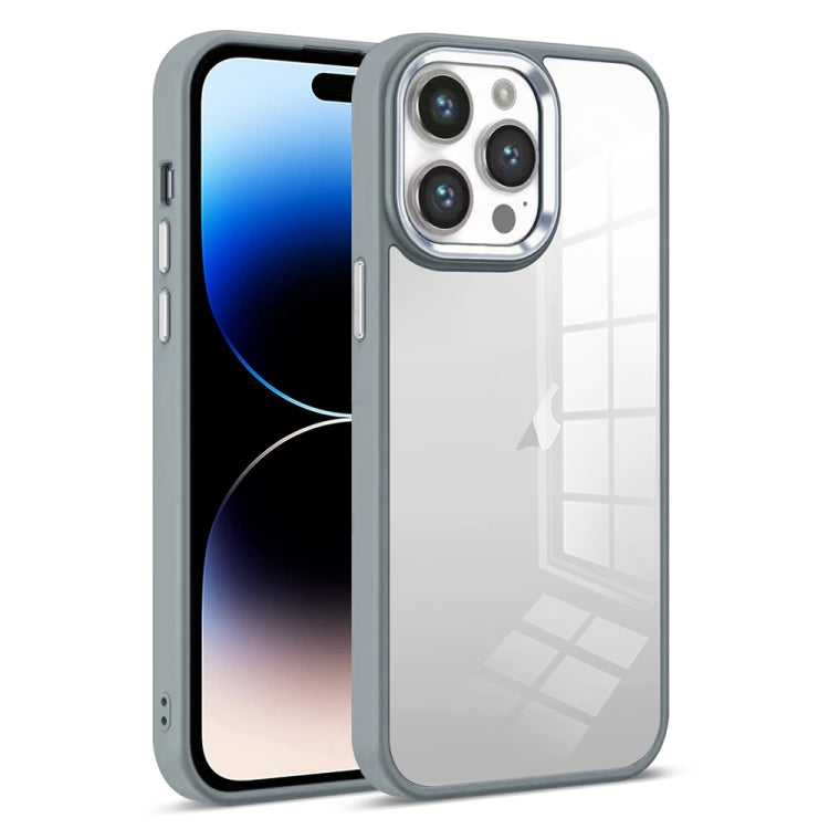 For iPhone 14 Pro Colorful Armor Transparent Phone Case