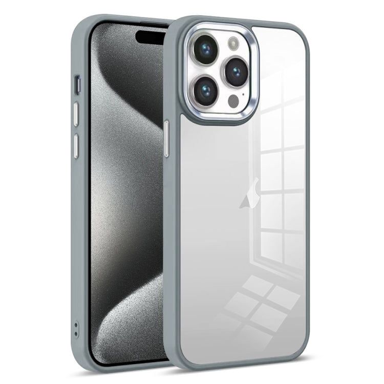 For iPhone 15 Pro Colorful Armor Transparent Phone Case